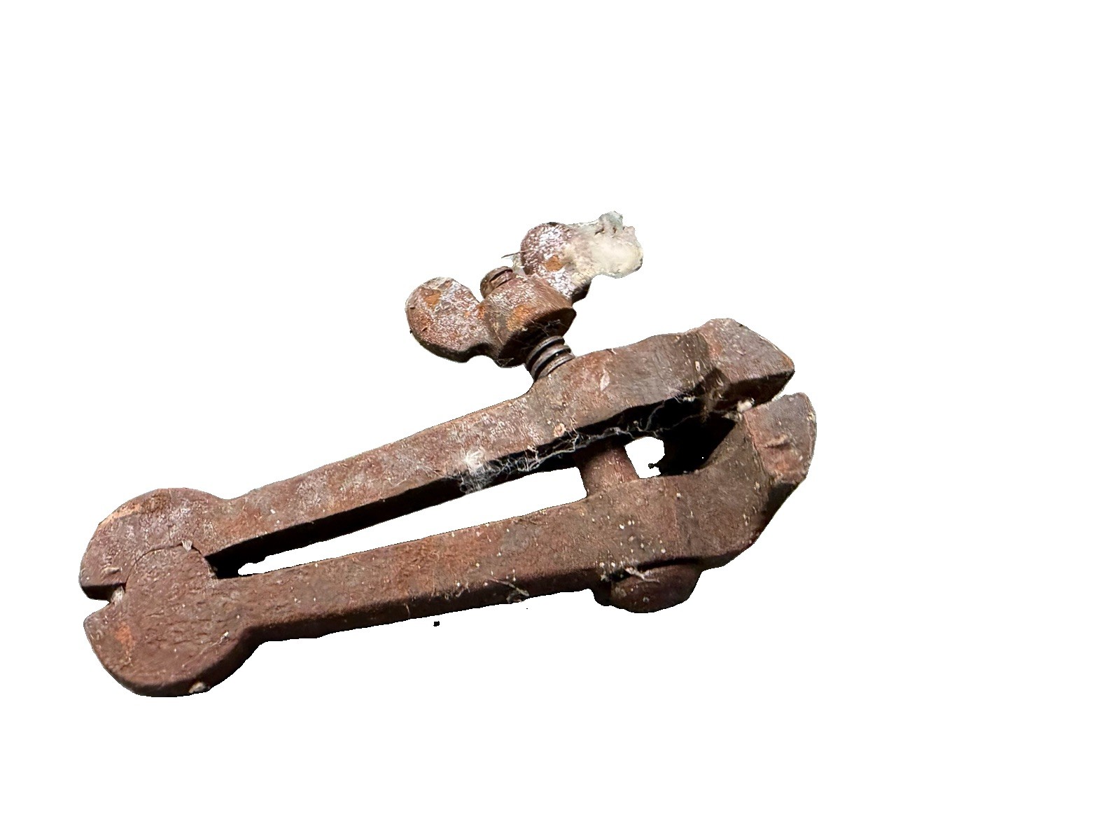 Alter Feilkloben Handschraubstock Spannkloben Flügelschraube Vintage Werkzeug — фото 1