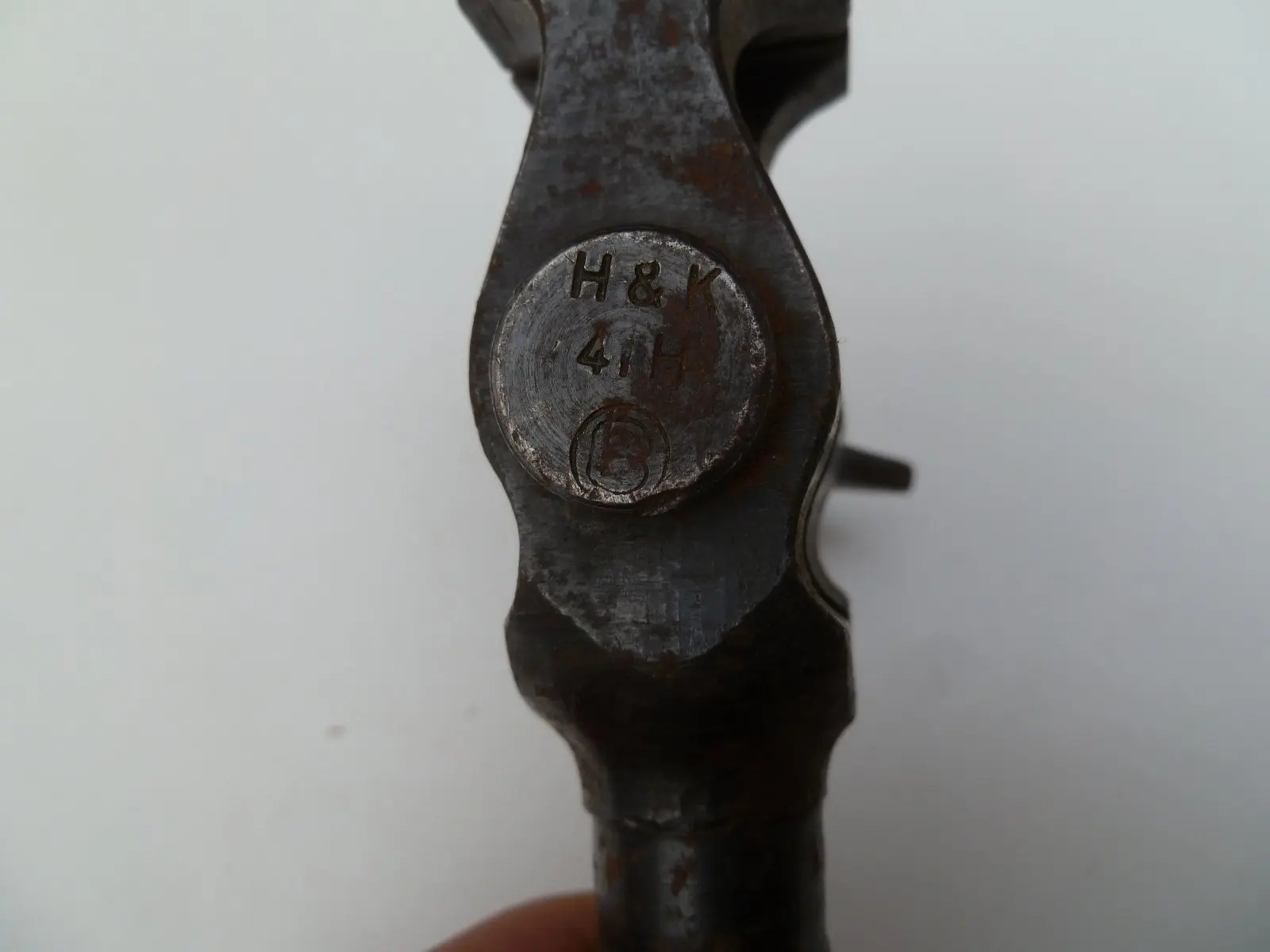 2. WK Wehrmacht Werkzeug Feilkloben mit H&K 41 H für MG 34 42 — фото 5
