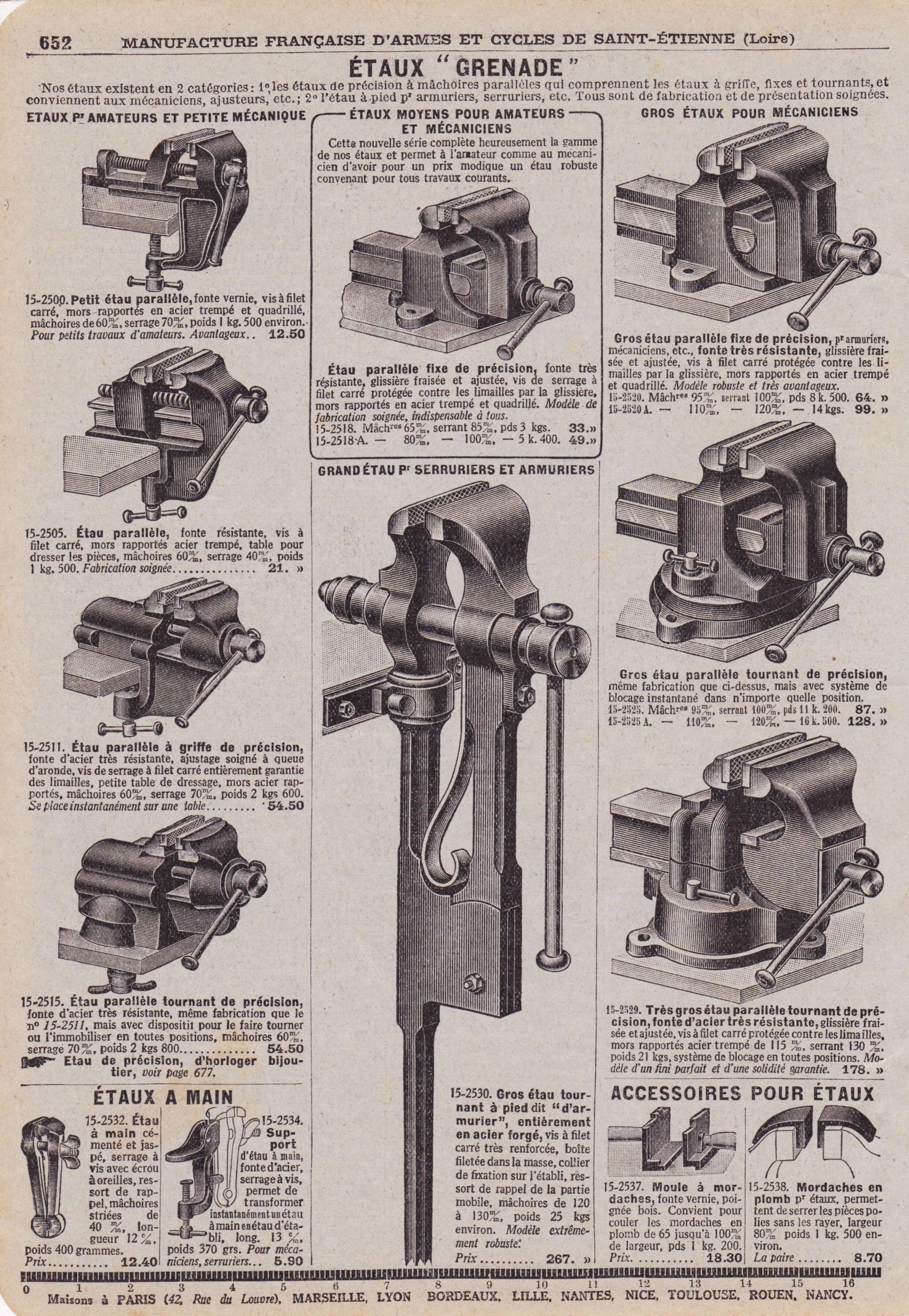 Manufrance 1935 — стр. 652