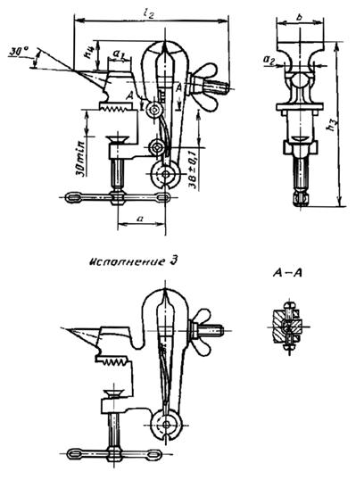ГОСТ 28241-89, чертёж исполнения 3