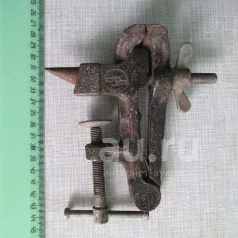 Тиски малые тисочки ювелирные тисы наковальня , струбцина для мелкой работы. СССР б/у — фото 4