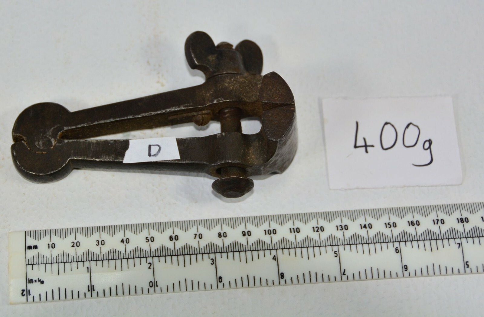 Vintage 4 ½"Hand Vice Clamp Strong Jaws 1½" wide WW" 1942 Gov. Issue Arrow E — фото 7