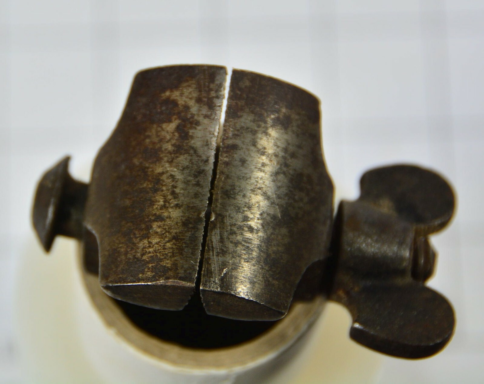 Vintage 5 " Hand Vice Clamp Strong Jaws 1½" wide WW2 1944 Gov. Issue Arrow F — фото 4