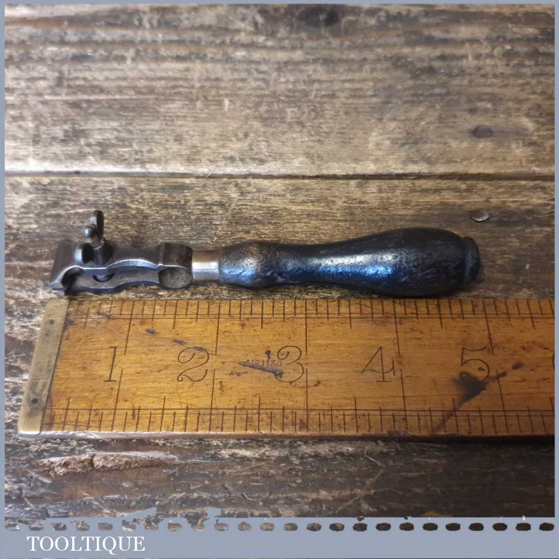 Antique Clock Maker’s Or Jeweller’s Hand Vice With Ebonised Handle — фото 6