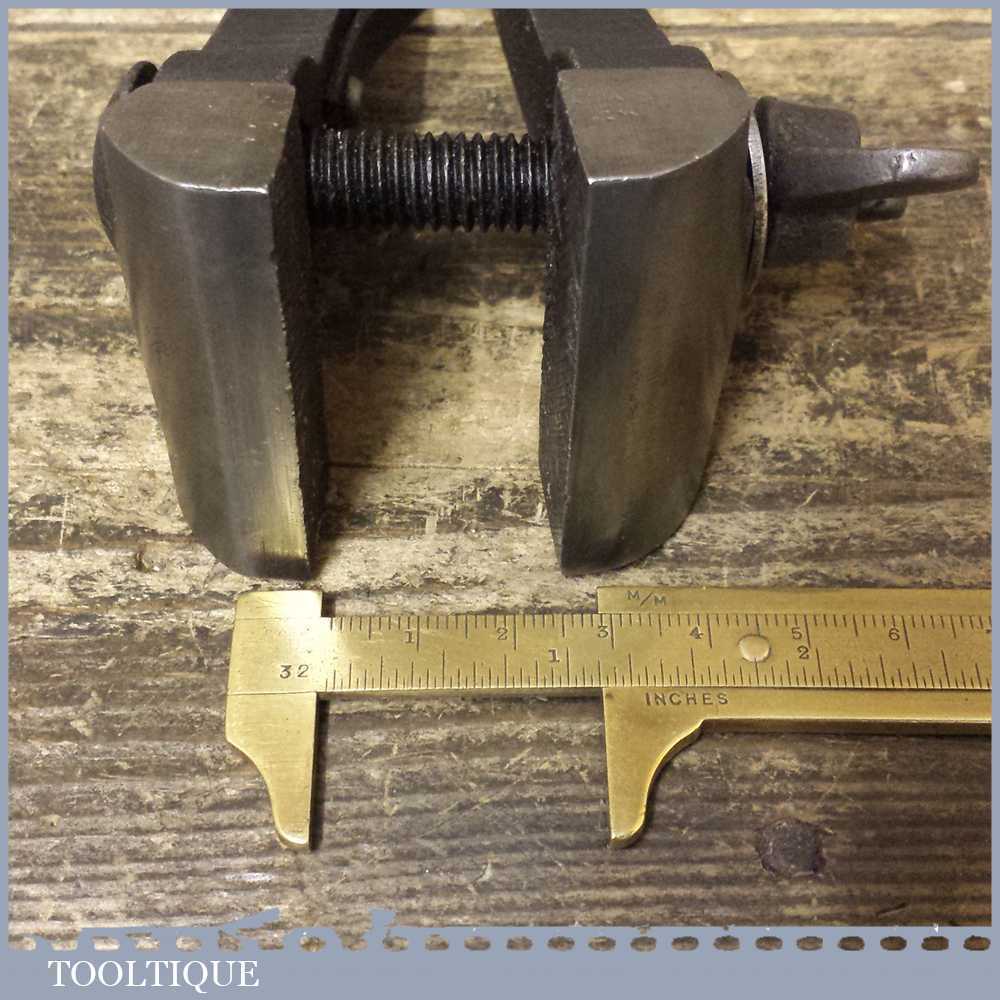Large Vintage Marples & Sons Engineers Or Jewellers Hand Vice – Good Condition — фото 2