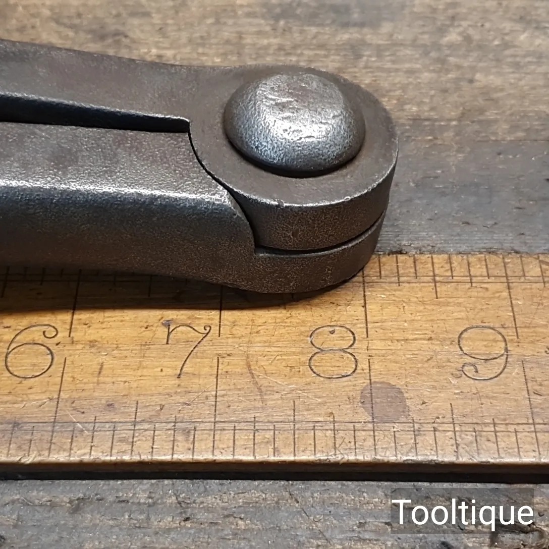 Unusually Large Vintage 8" Cast Steel Hand Vice — фото 4
