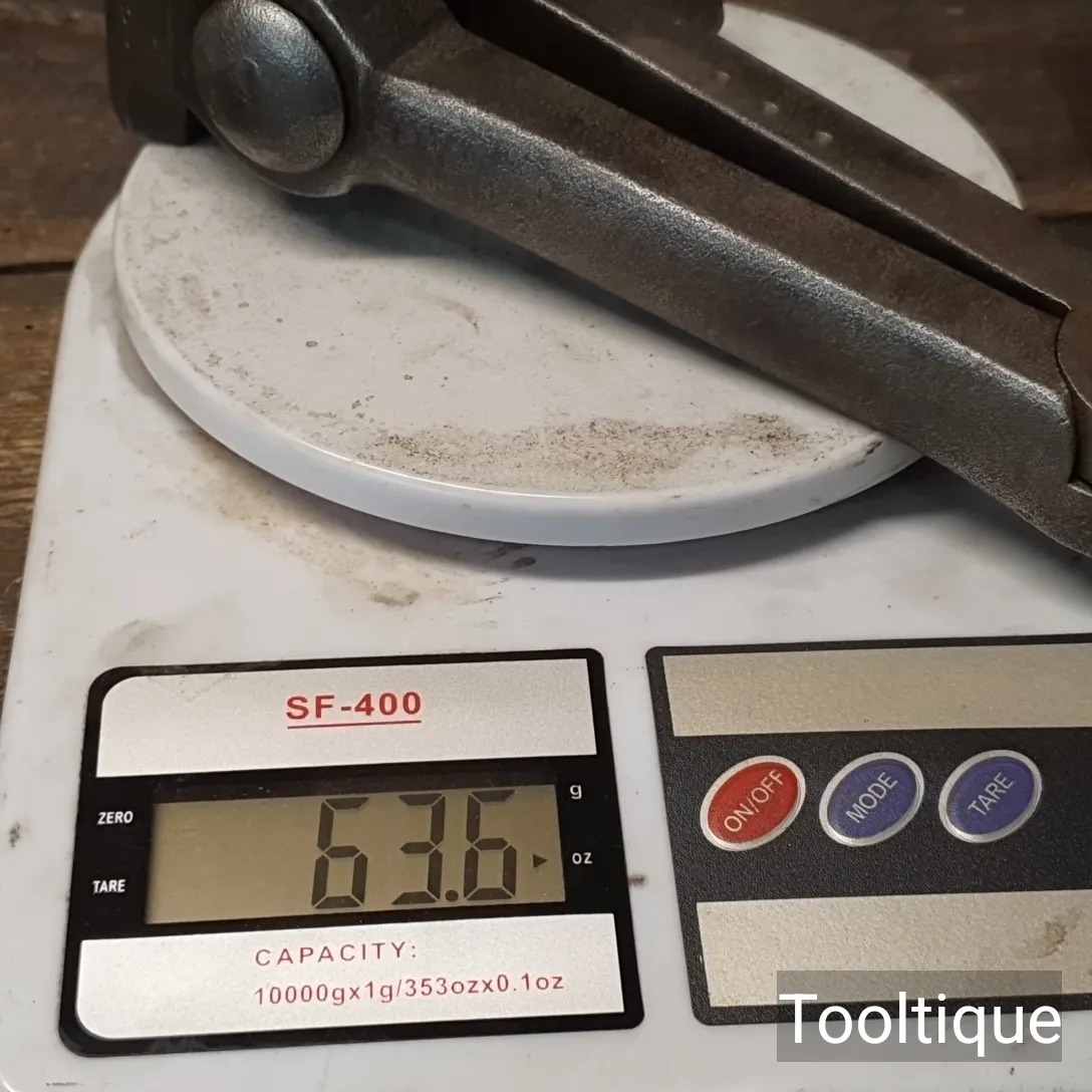 Unusually Large Vintage 8" Cast Steel Hand Vice — фото 8