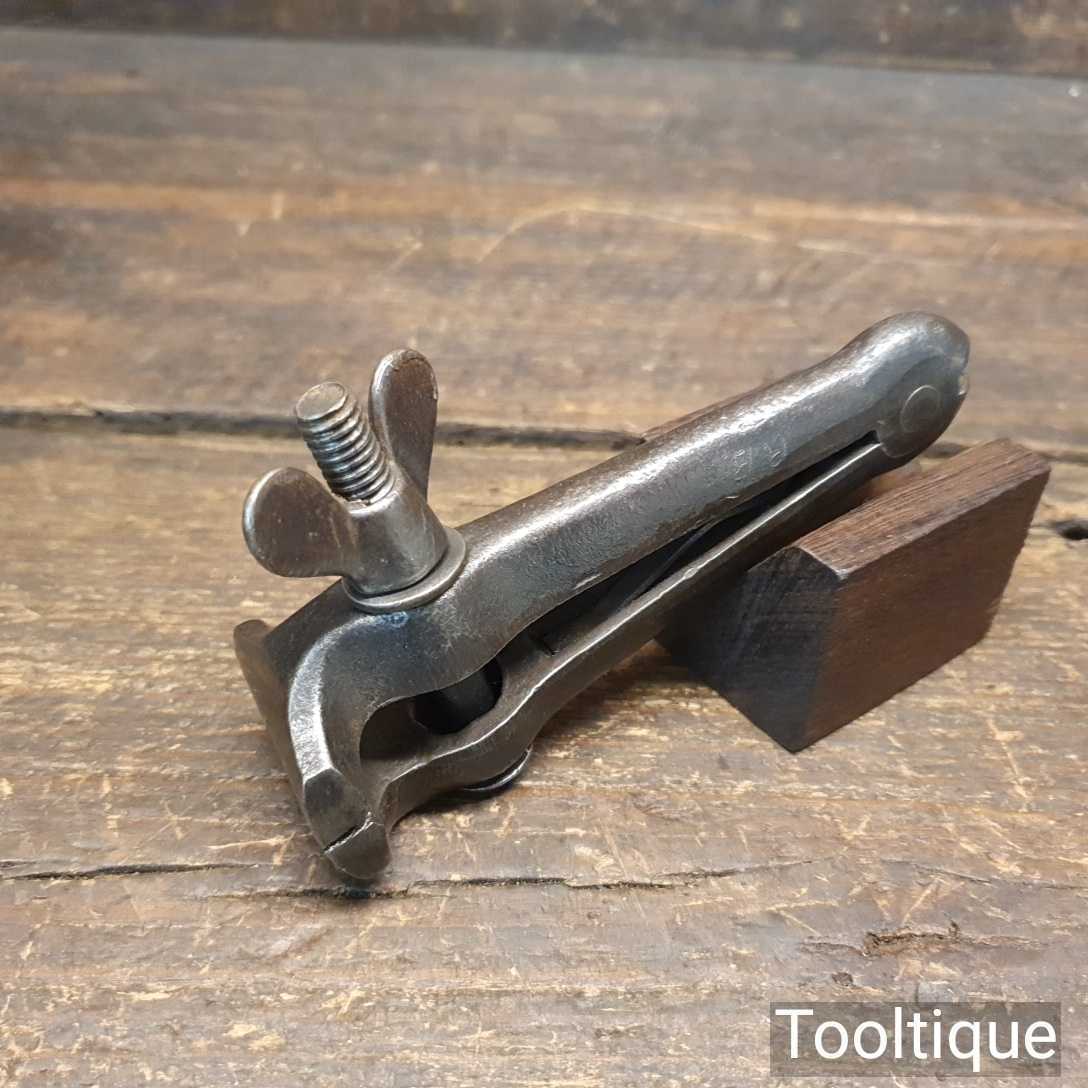 Vintage Cast Steel Hand Vice With ⅜” Jaws – Good Condition — фото 2