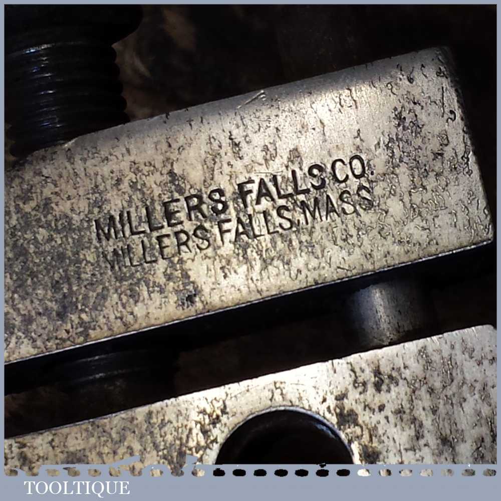 Vintage Millers Falls USA Clock Maker’s Or Engineer’s Hand Vice – Rosewood Handle — фото 4