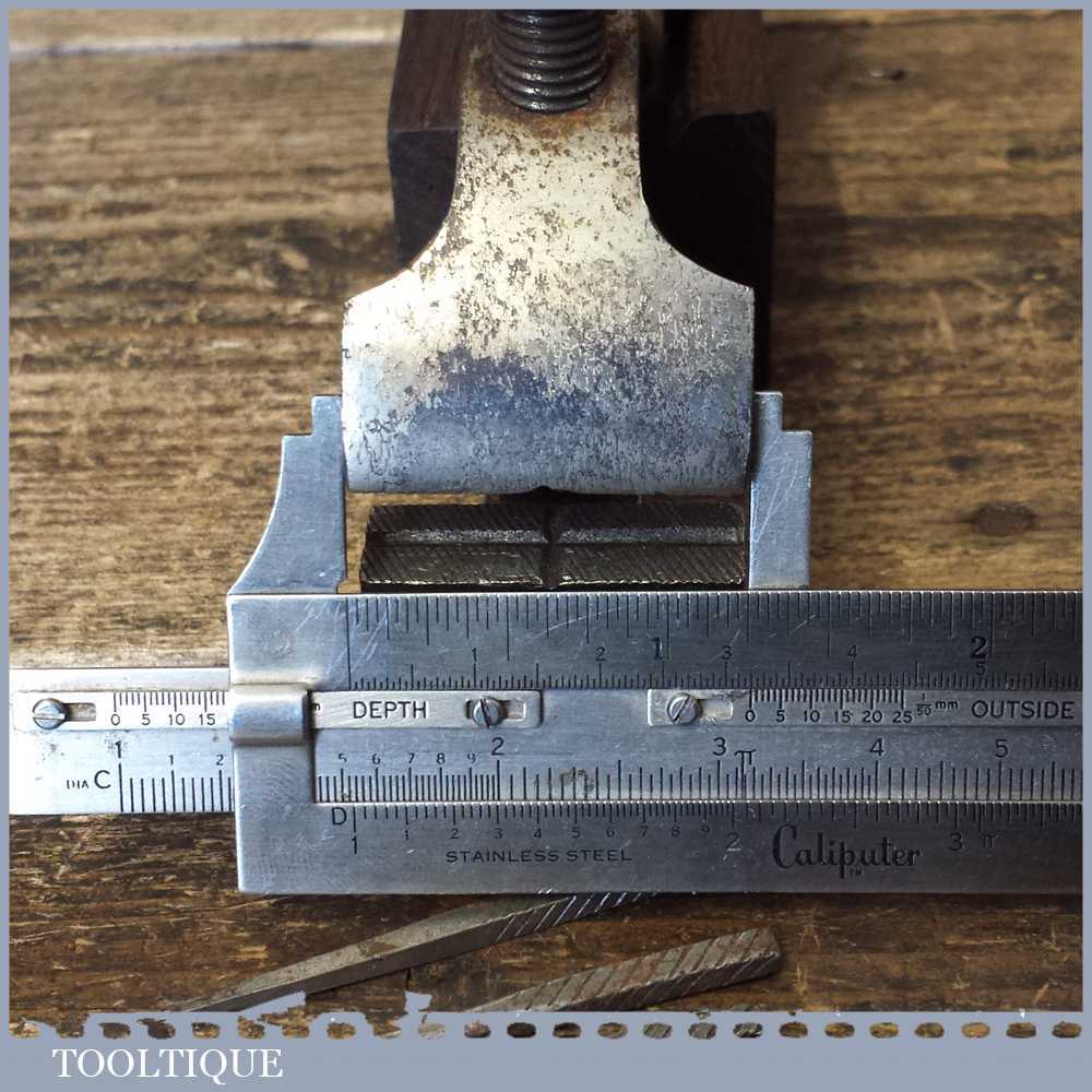 Vintage Millers Falls USA Clock Maker’s Or Engineer’s Hand Vice – Rosewood Handle — фото 7
