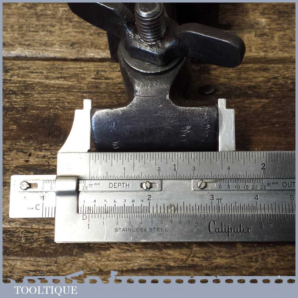 Vintage Spring Loaded Cast Steel Hand Vice – Good Condition — фото 3