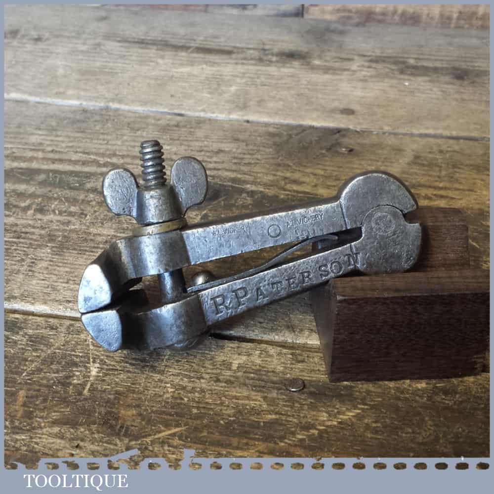 Vintage Spring Loaded Cast Steel Hand Vice – Good Condition — фото 1