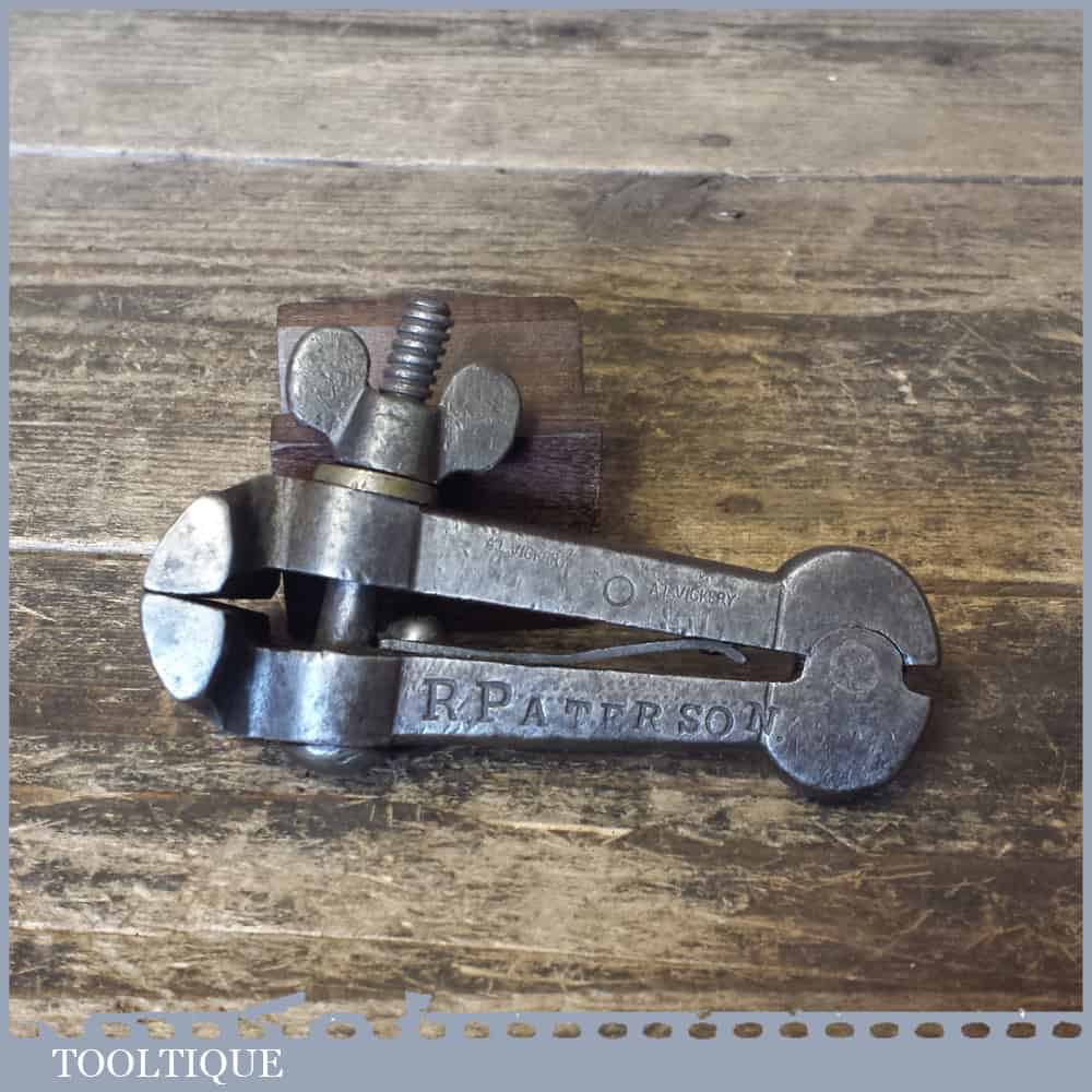 Vintage Spring Loaded Cast Steel Hand Vice – Good Condition — фото 3