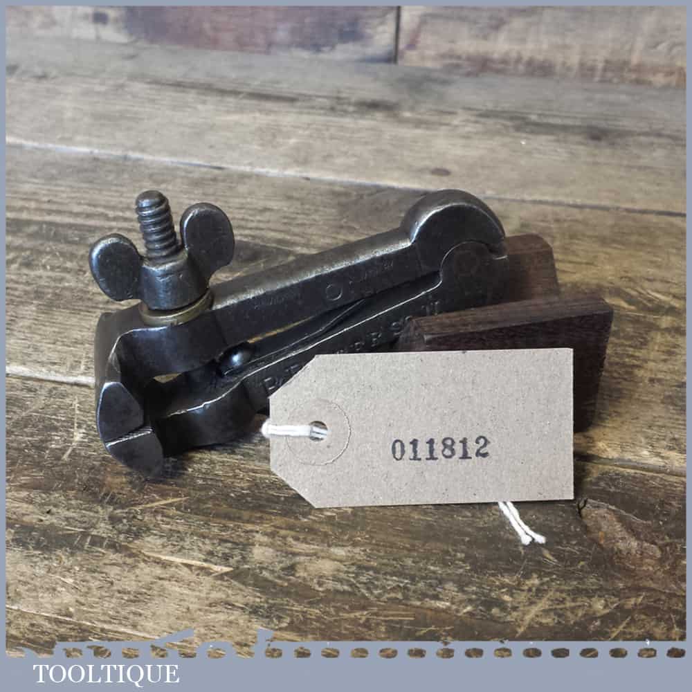 Vintage Spring Loaded Cast Steel Hand Vice – Good Condition — фото 6