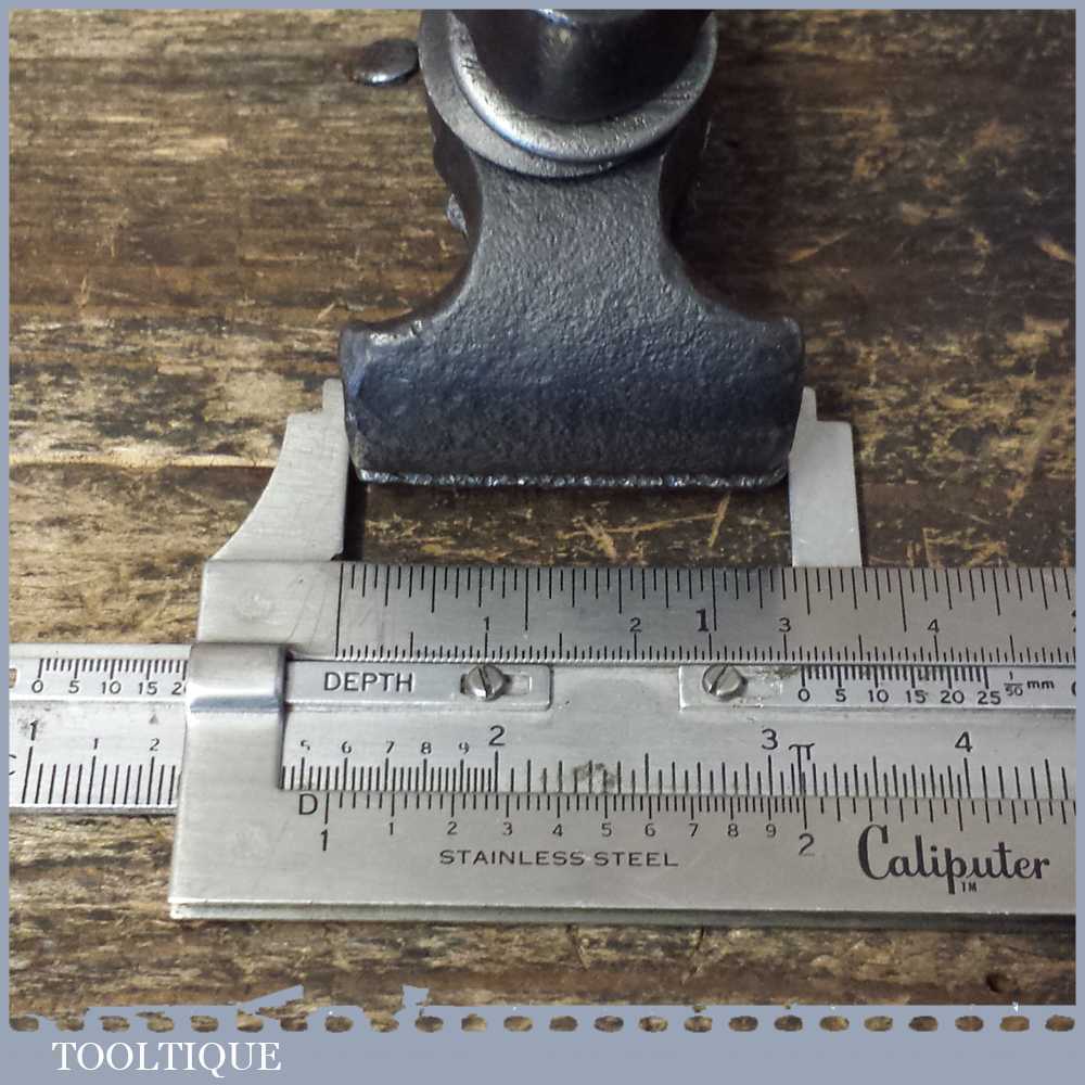 Vintage Spring Loaded Cast Steel Hand Vice – Good Condition — фото 3