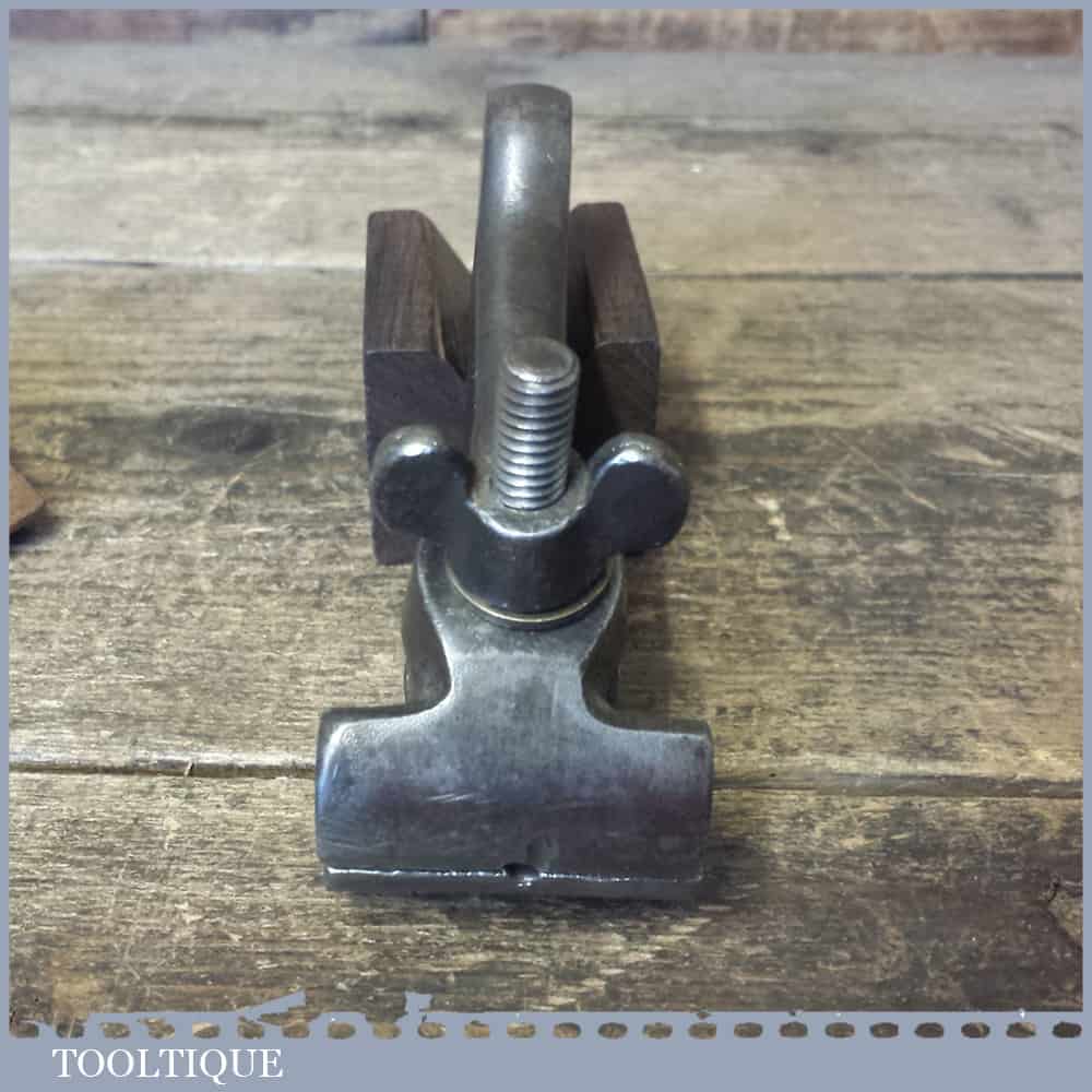 Vintage Sprung Loaded Cast Steel Hand Vice – Good Condition — фото 2