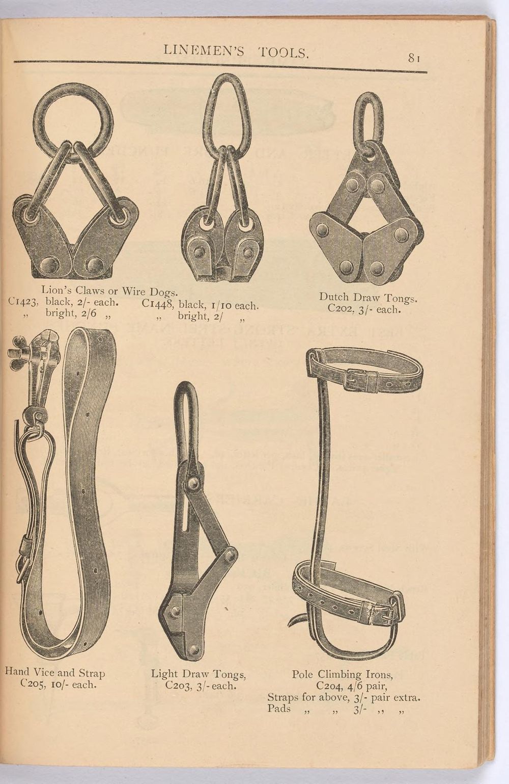 Wynn, Timmins & Co., каталог 1899 — стр. 81