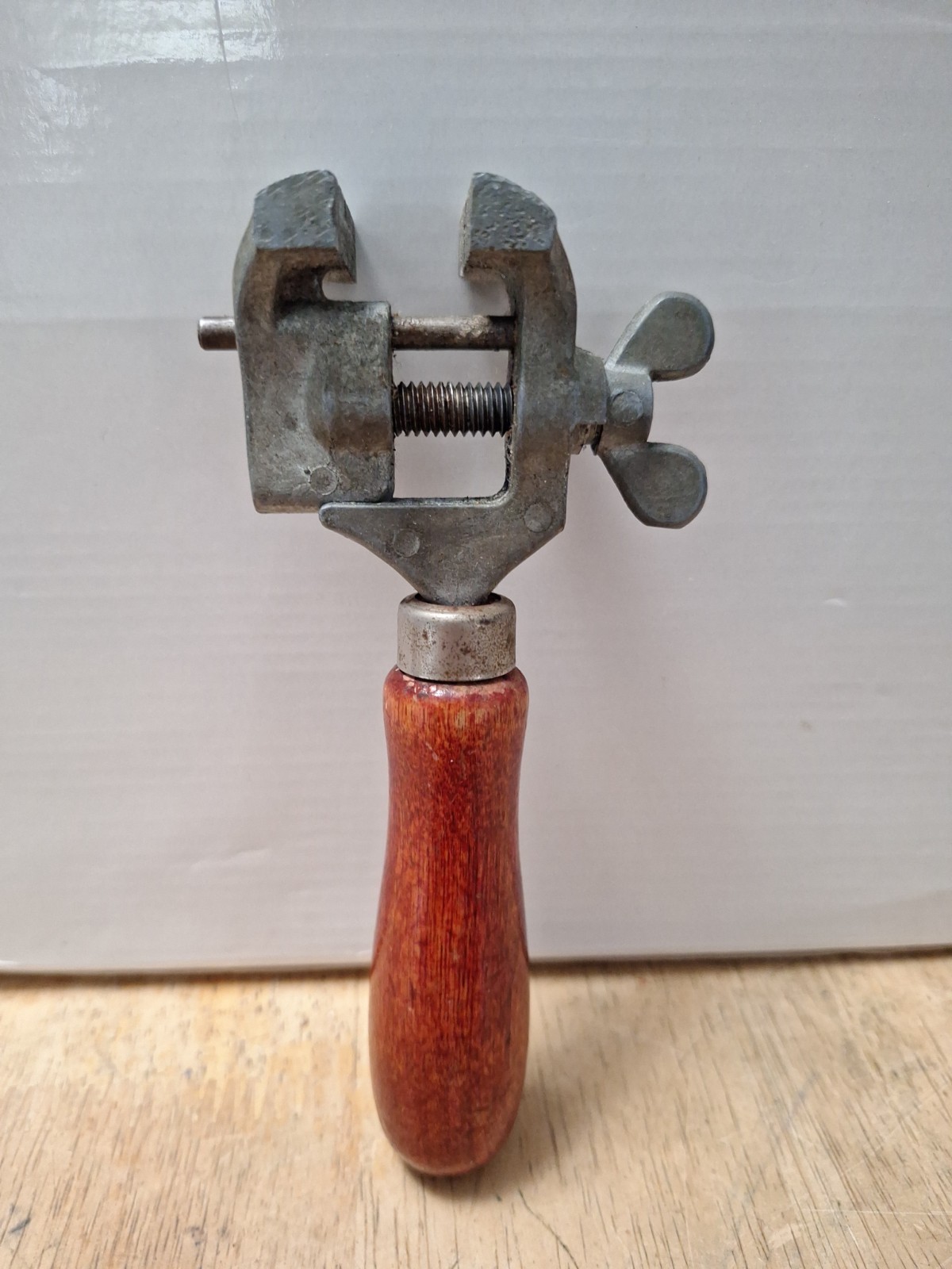 Vintage TOOLS MINI Hand Vise Clamp 1-1/4" Jaw Gunsmith Jeweler — фото 5