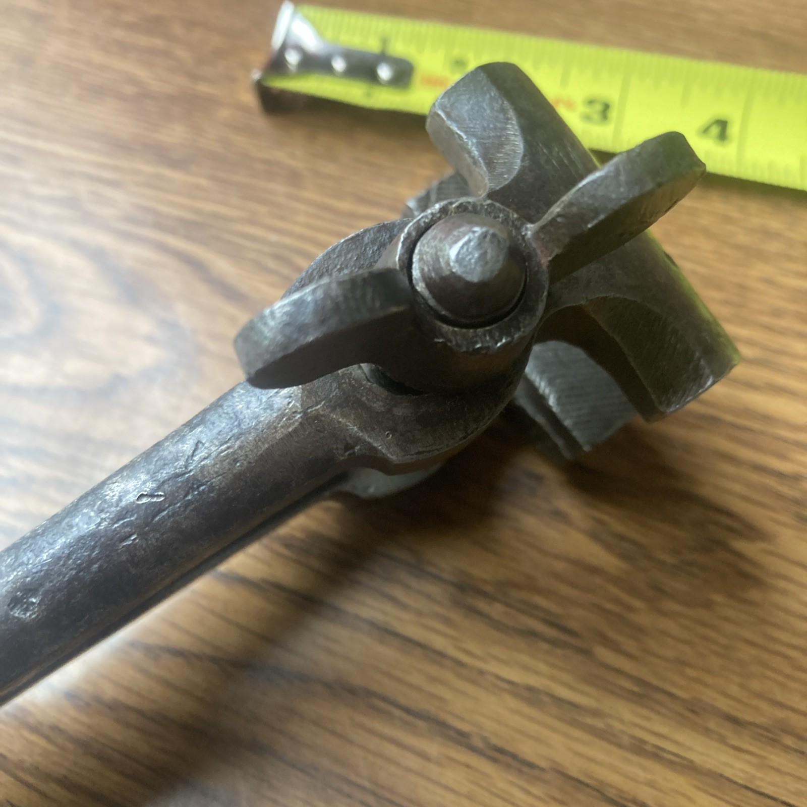 Antique 1.” Jaw Precision Jeweler’s Hand Vise Cable Clamp Rare V C & Co. Mark — фото 4