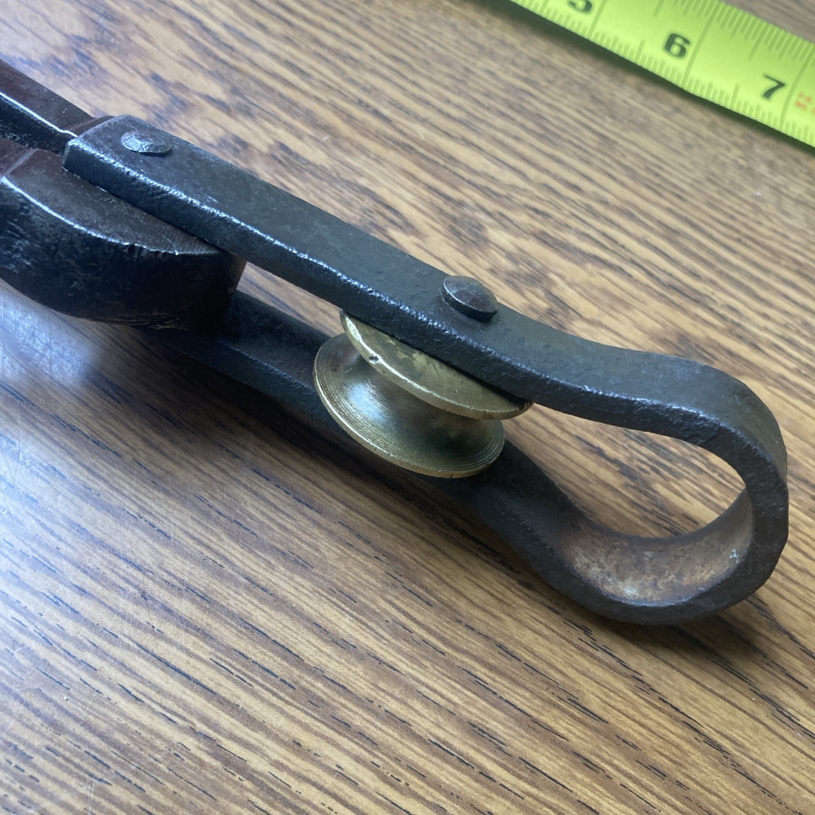Antique 1.” Jaw Precision Jeweler’s Hand Vise Cable Clamp Rare V C & Co. Mark — фото 5