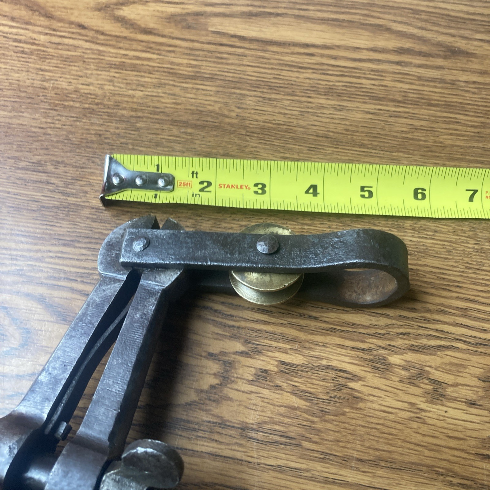 Antique 1.” Jaw Precision Jeweler’s Hand Vise Cable Clamp Rare V C & Co. Mark — фото 14
