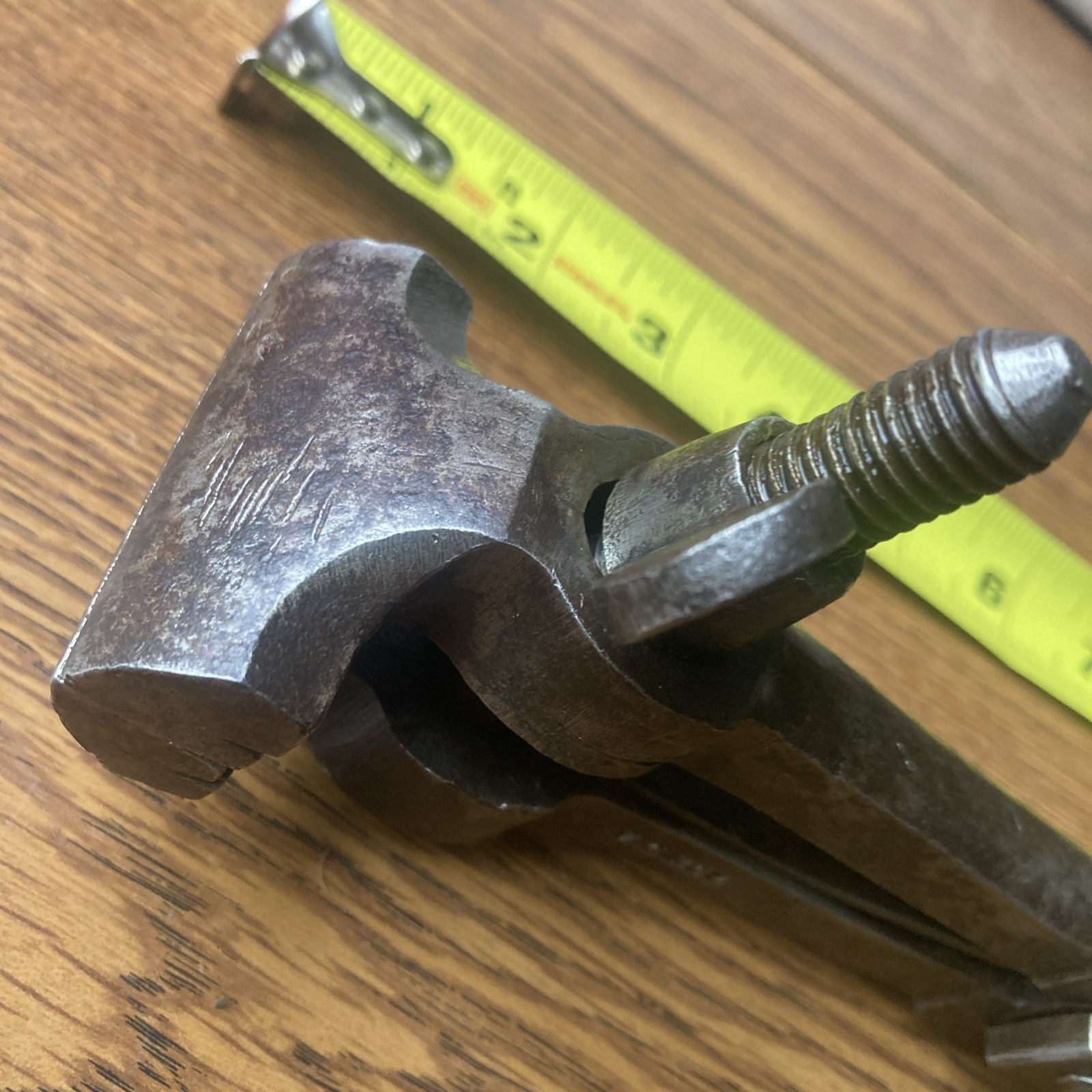 Antique 1.” Jaw Precision Jeweler’s Hand Vise Cable Clamp Rare V C & Co. Mark — фото 17