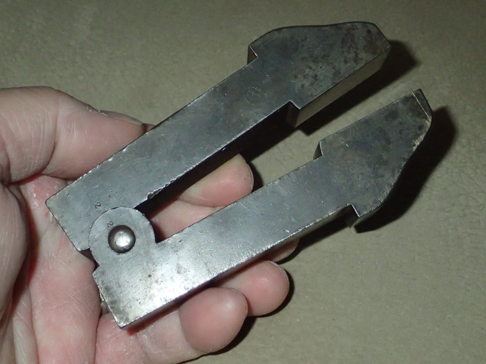 Vintage Unmarked Non Locking Hand Vise Tool Machinist Jewelry Gunsmith — фото 2