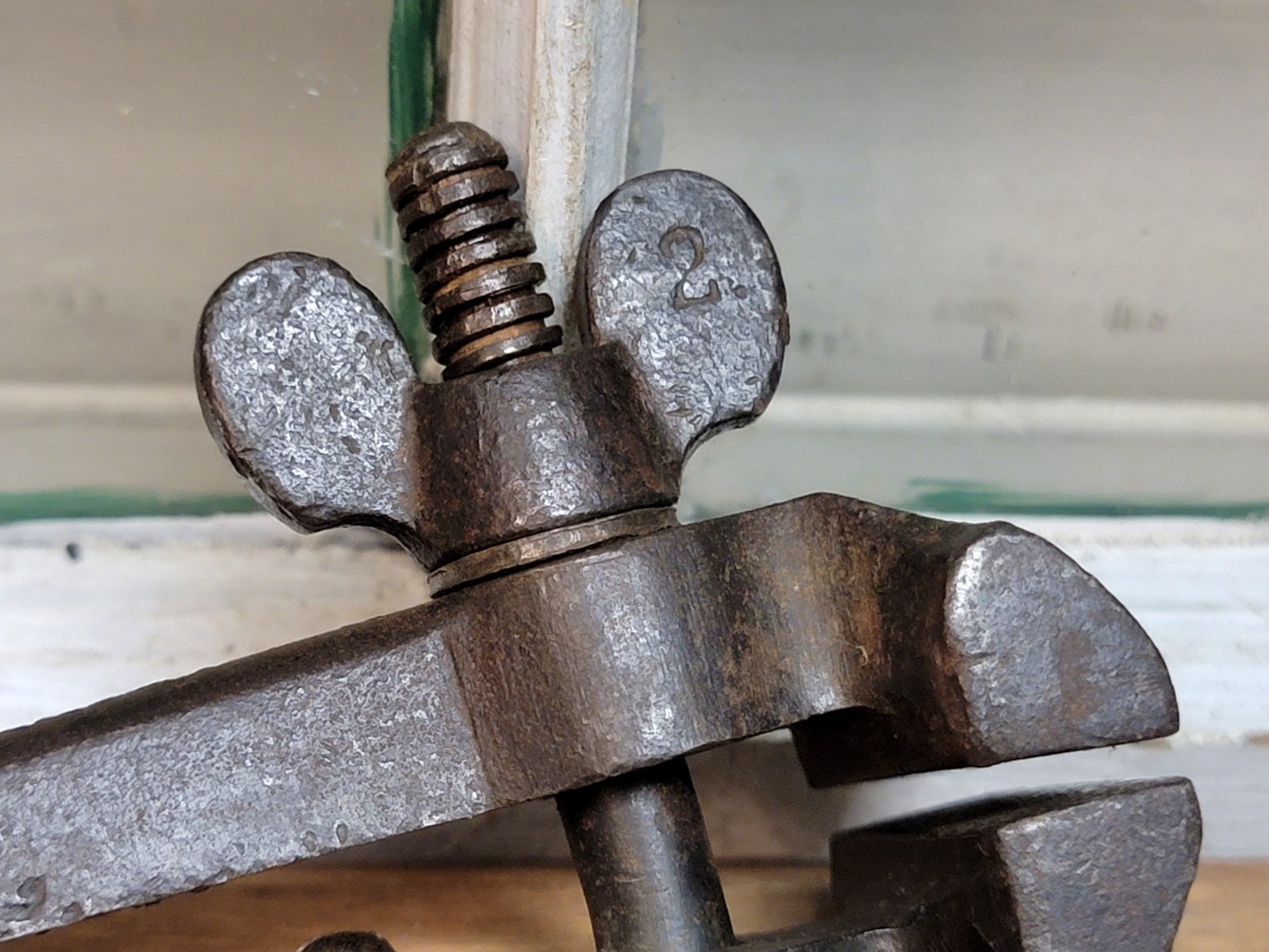 Vintage Heavy Cast Steel Machinist's Hand Vise Vom Cleff & Co Germany 1 5/8" Jaw — фото 6