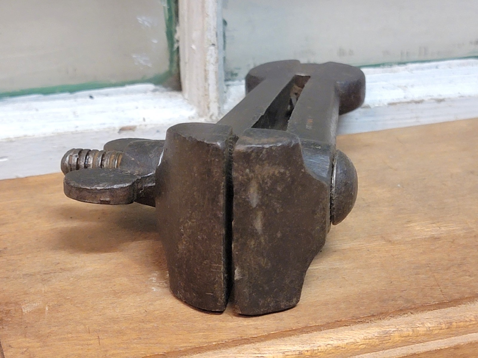 Vintage Heavy Cast Steel Machinist's Hand Vise Vom Cleff & Co Germany 1 5/8" Jaw — фото 7