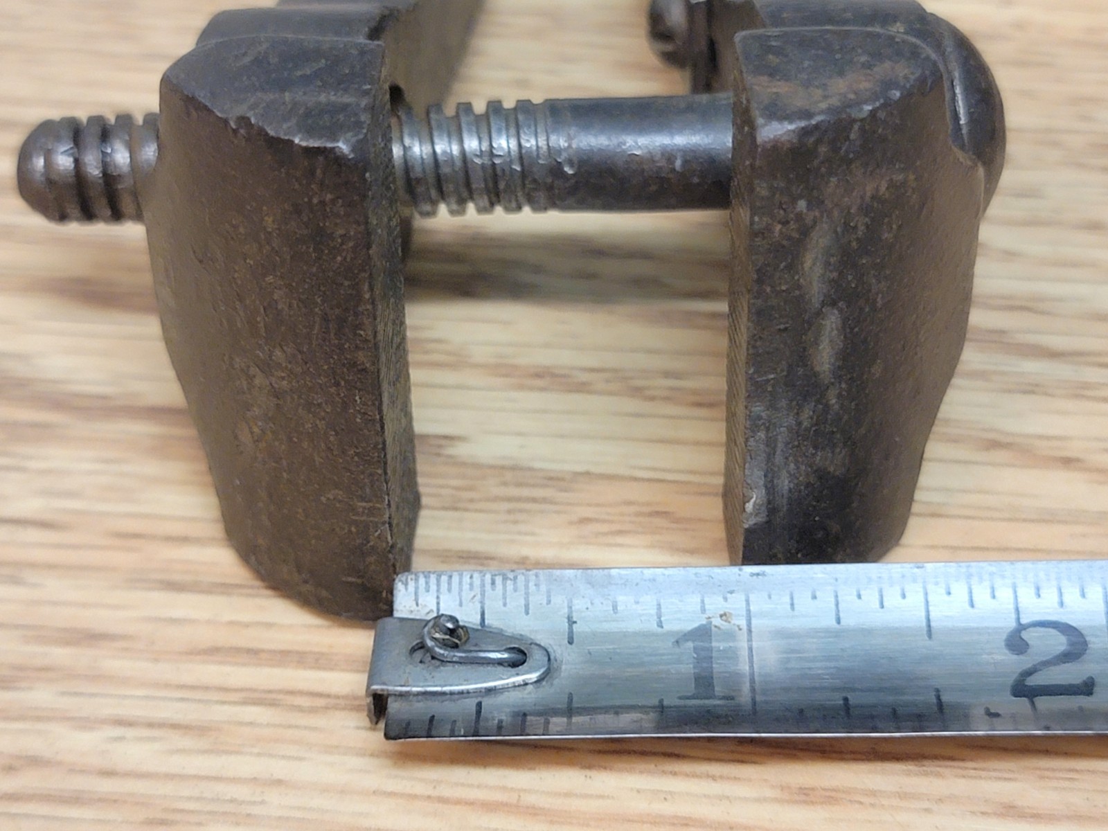 Vintage Heavy Cast Steel Machinist's Hand Vise Vom Cleff & Co Germany 1 5/8" Jaw — фото 9