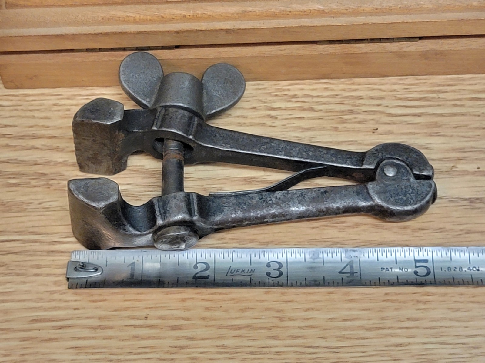 Antique 5" Gunsmith Machinist Hand Vise 1 1/2" Jaws Hand Forged Aesthetic Design — фото 10