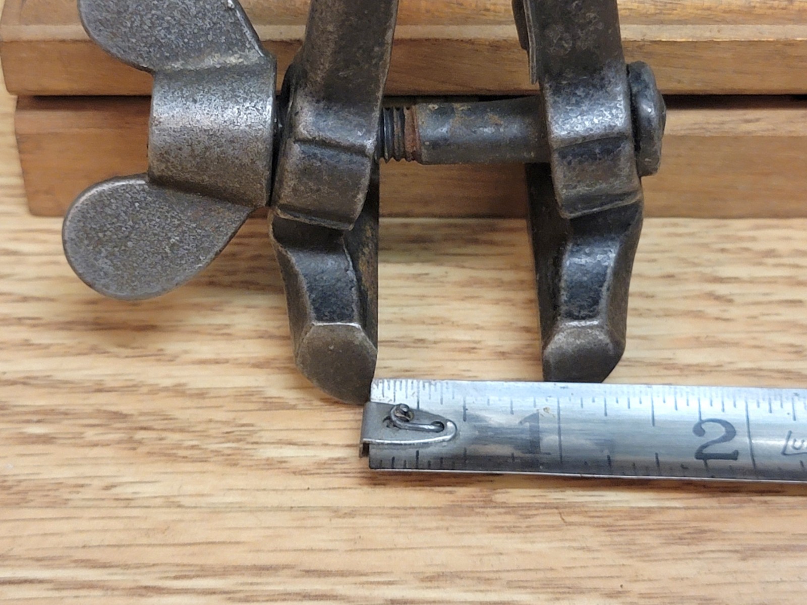 Antique 5" Gunsmith Machinist Hand Vise 1 1/2" Jaws Hand Forged Aesthetic Design — фото 12