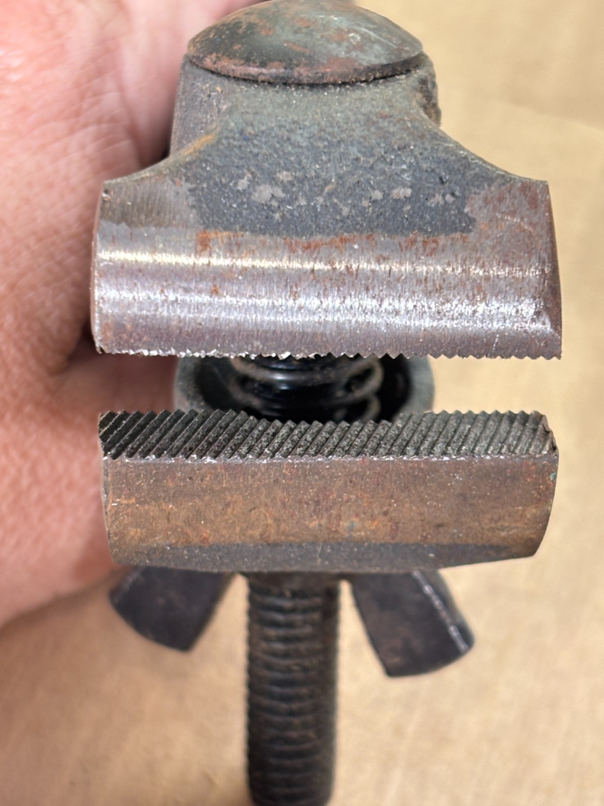 Vintage General No 815 Cast Iron Hand Held Vise Machinist Gunsmith Jewelers 5"l — фото 3