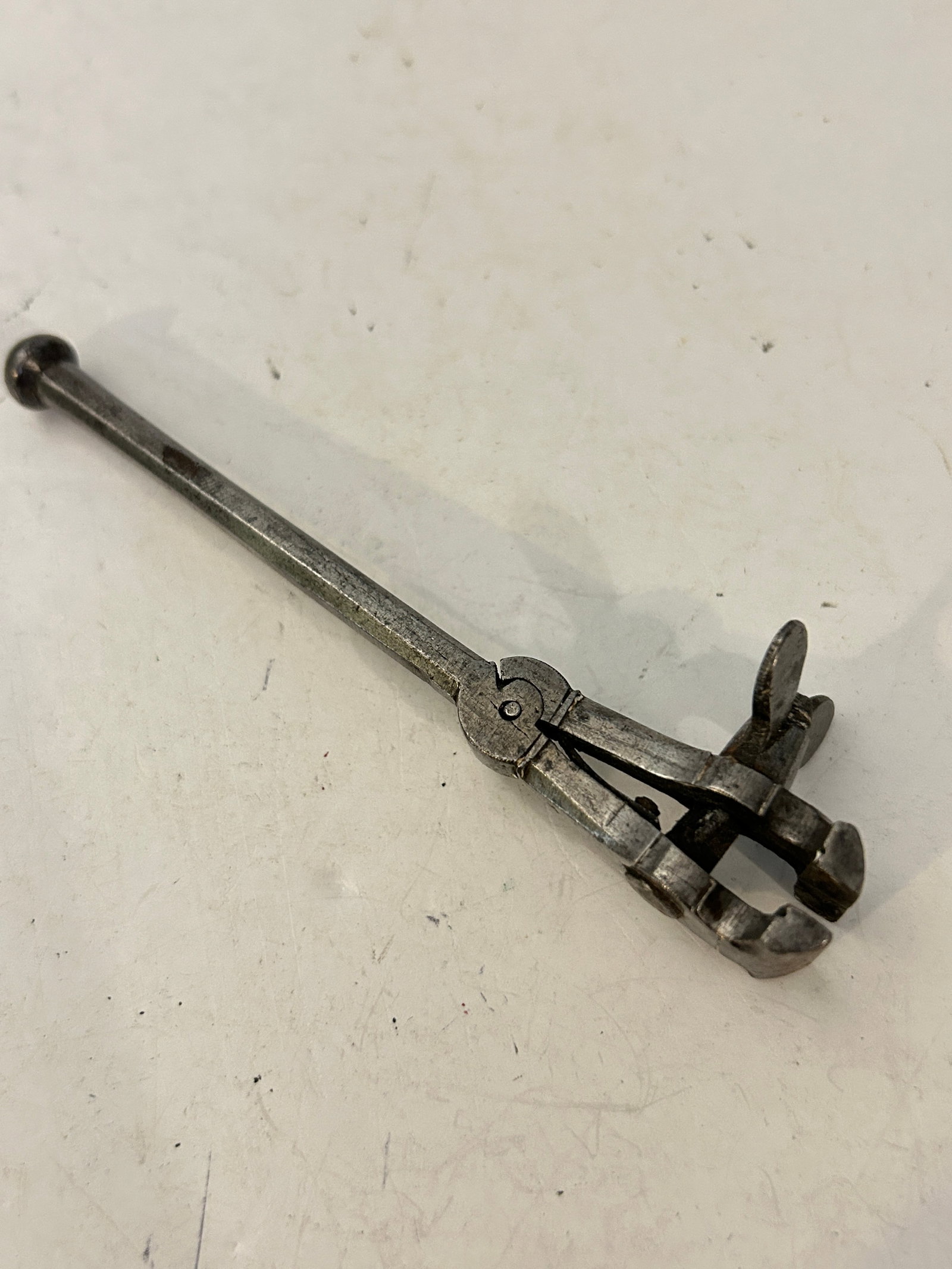 Jewelers/Watchmakers/Machinists Hand Vise Antique Rare Tool 4 1/2" (North Brothers) — фото 1