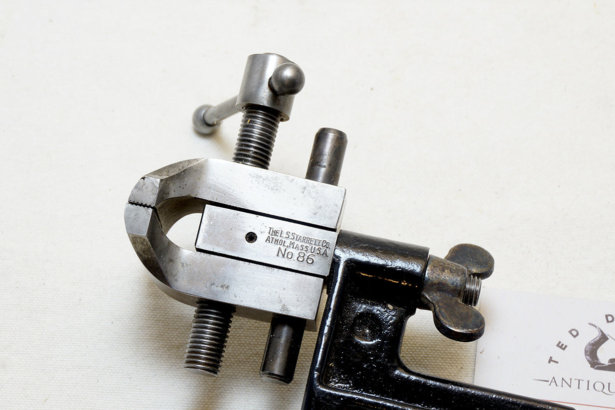 SPOTLESS STARRETT NO. 86 MACHINIST HAND VISE - PATENTED 1923 — фото 2