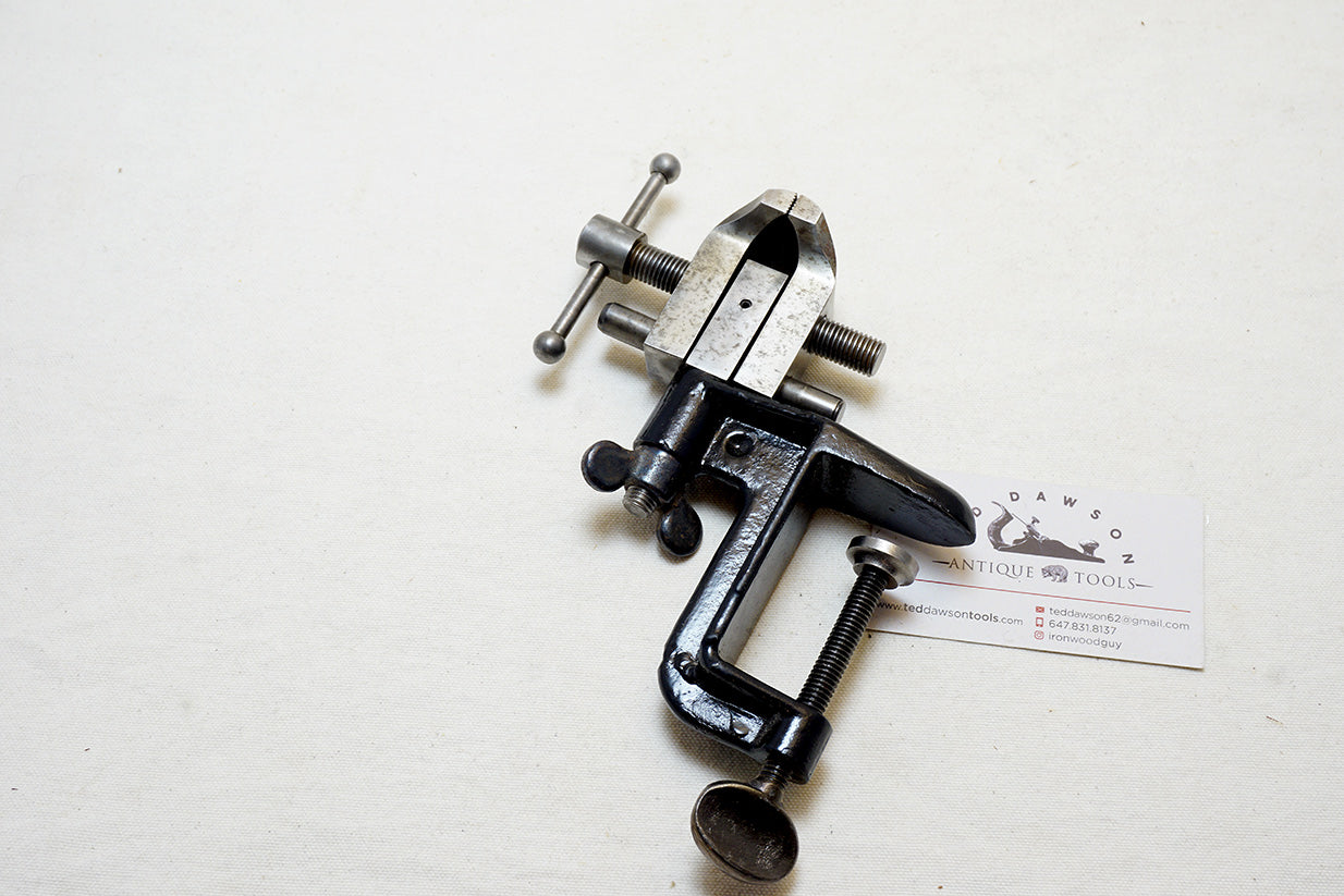 SPOTLESS STARRETT NO. 86 MACHINIST HAND VISE - PATENTED 1923 — фото 3