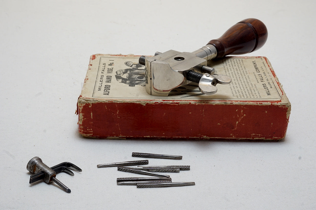 MIB MILLERS FALLS ALFORD NO. 1 MACHINIST HAND VISE SET — фото 6