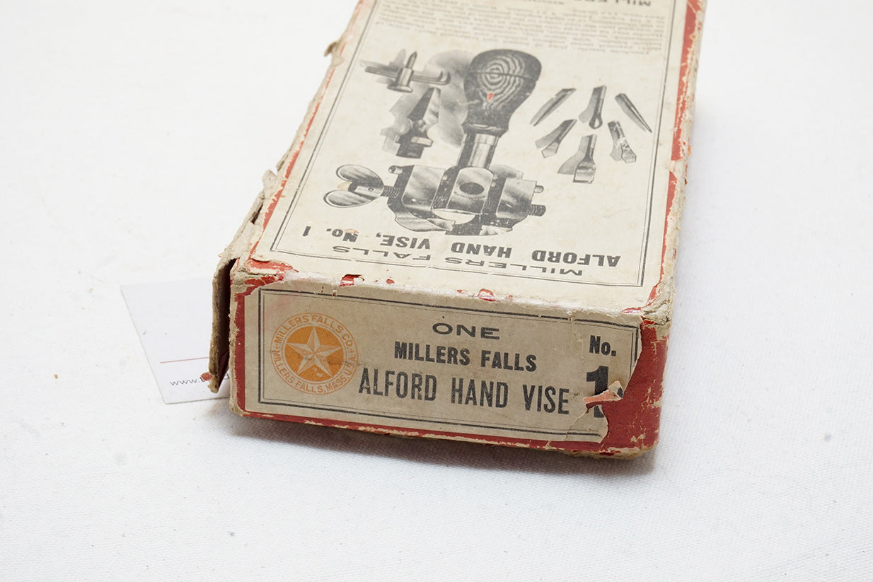 MIB MILLERS FALLS ALFORD NO. 1 MACHINIST HAND VISE SET — фото 9