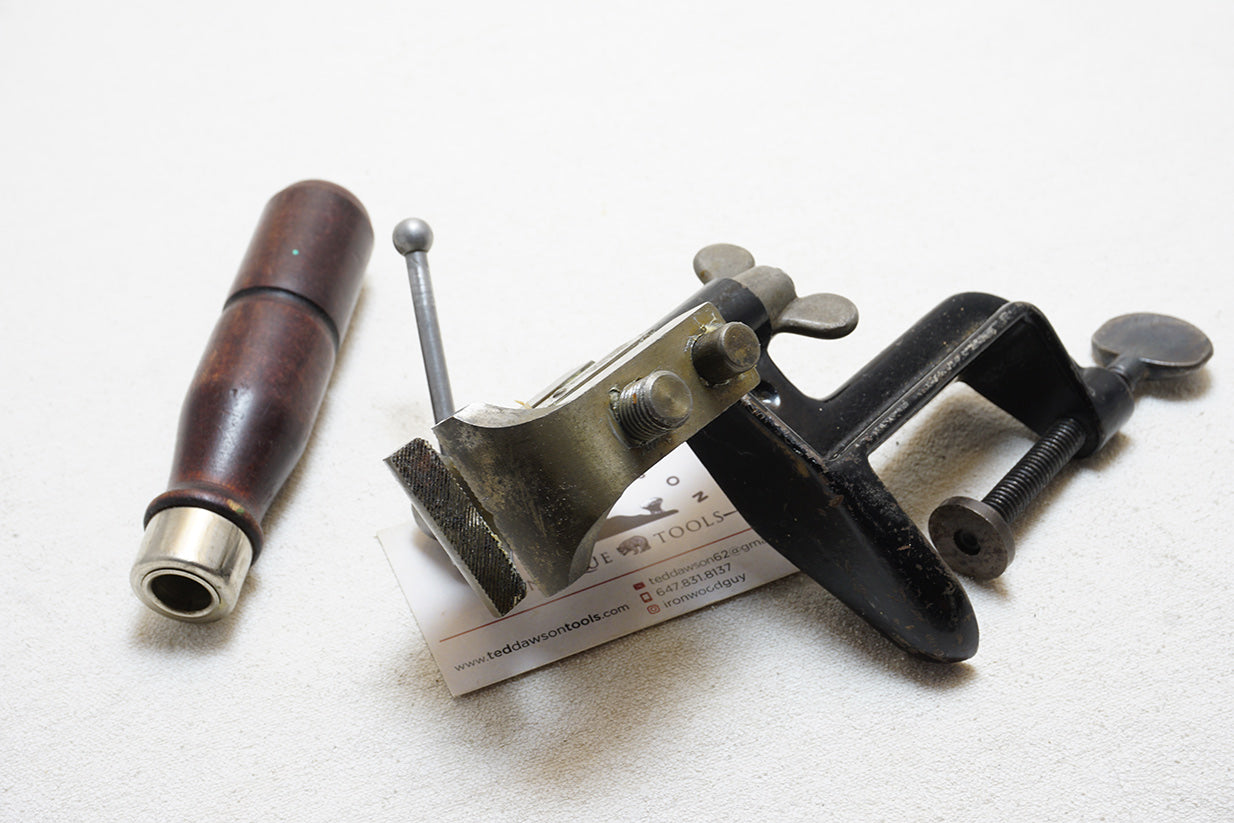 BEAUTY COMPLETE STARRETT NO. 86 MACHINIST HAND VISE - 1923 PATENT — фото 2
