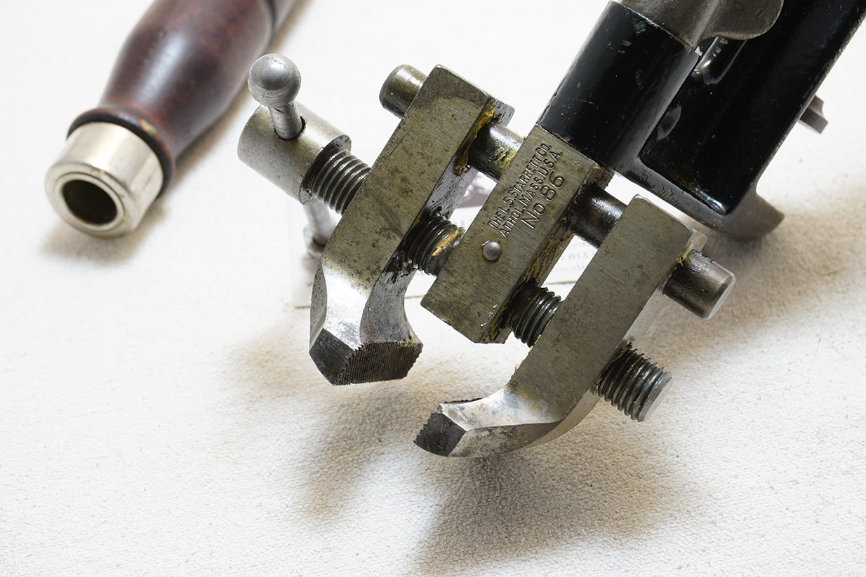 BEAUTY COMPLETE STARRETT NO. 86 MACHINIST HAND VISE - 1923 PATENT — фото 4